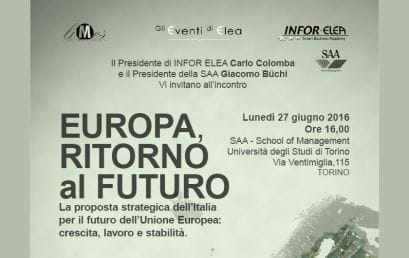 27 giugno 2016 – Evento Elea – Roma – Europa Ritorno al Futuro