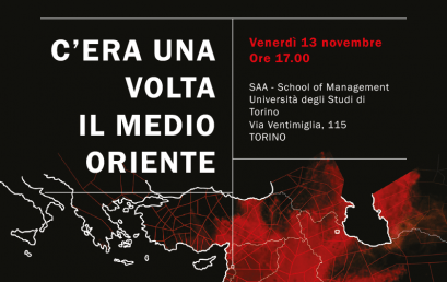 13 novembre 2015 – Evento Elea – Torino – C’Era Una Volta Il Medio Oriente