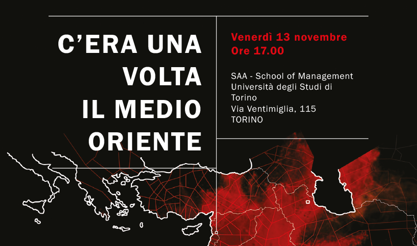 13 novembre 2015 – Evento Elea – Torino – C’Era Una Volta Il Medio Oriente