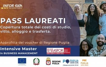 “PASS LAUREATI” partecipa gratuitamente al Master totalmente finanziato da Regione Puglia